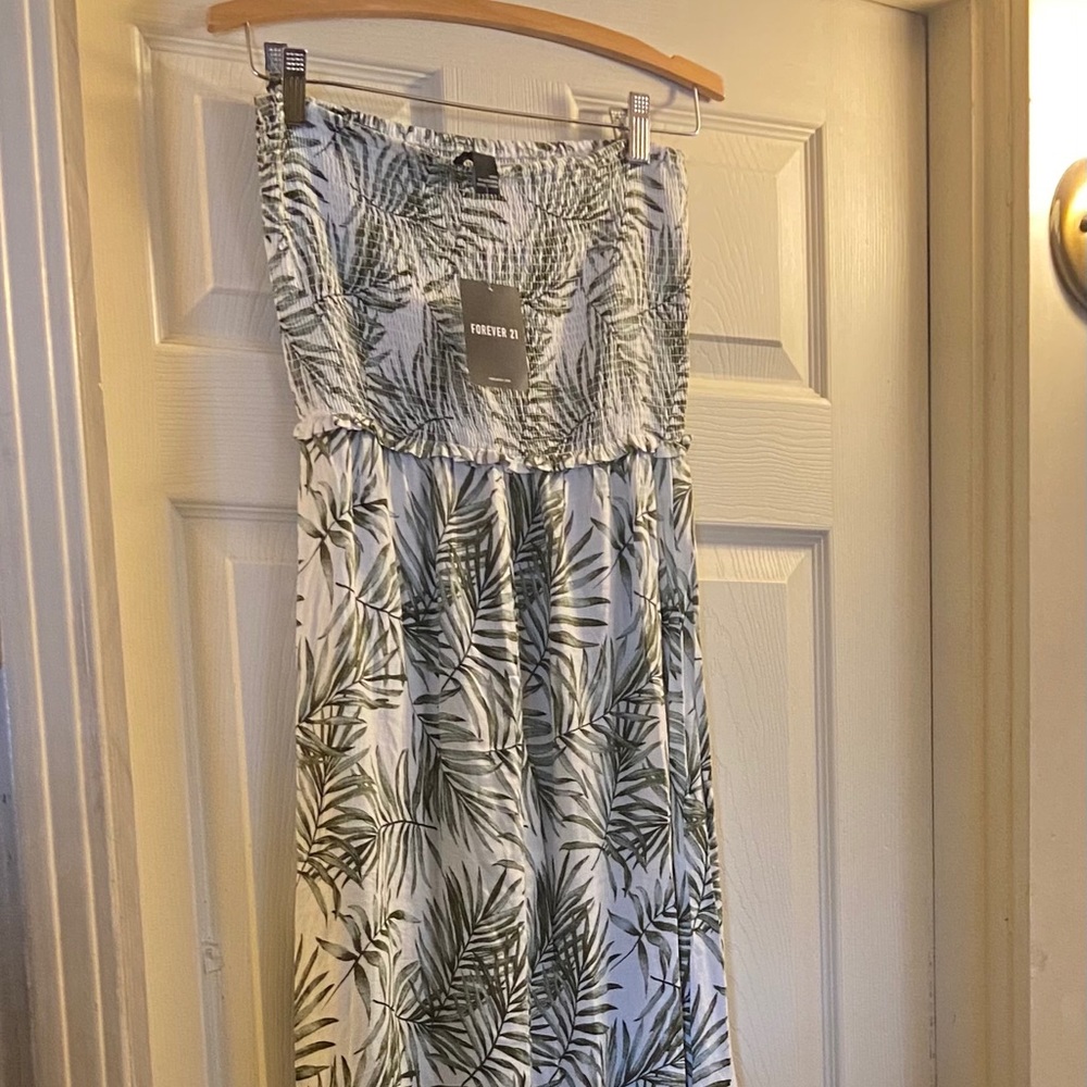 NWT palm leaf dress